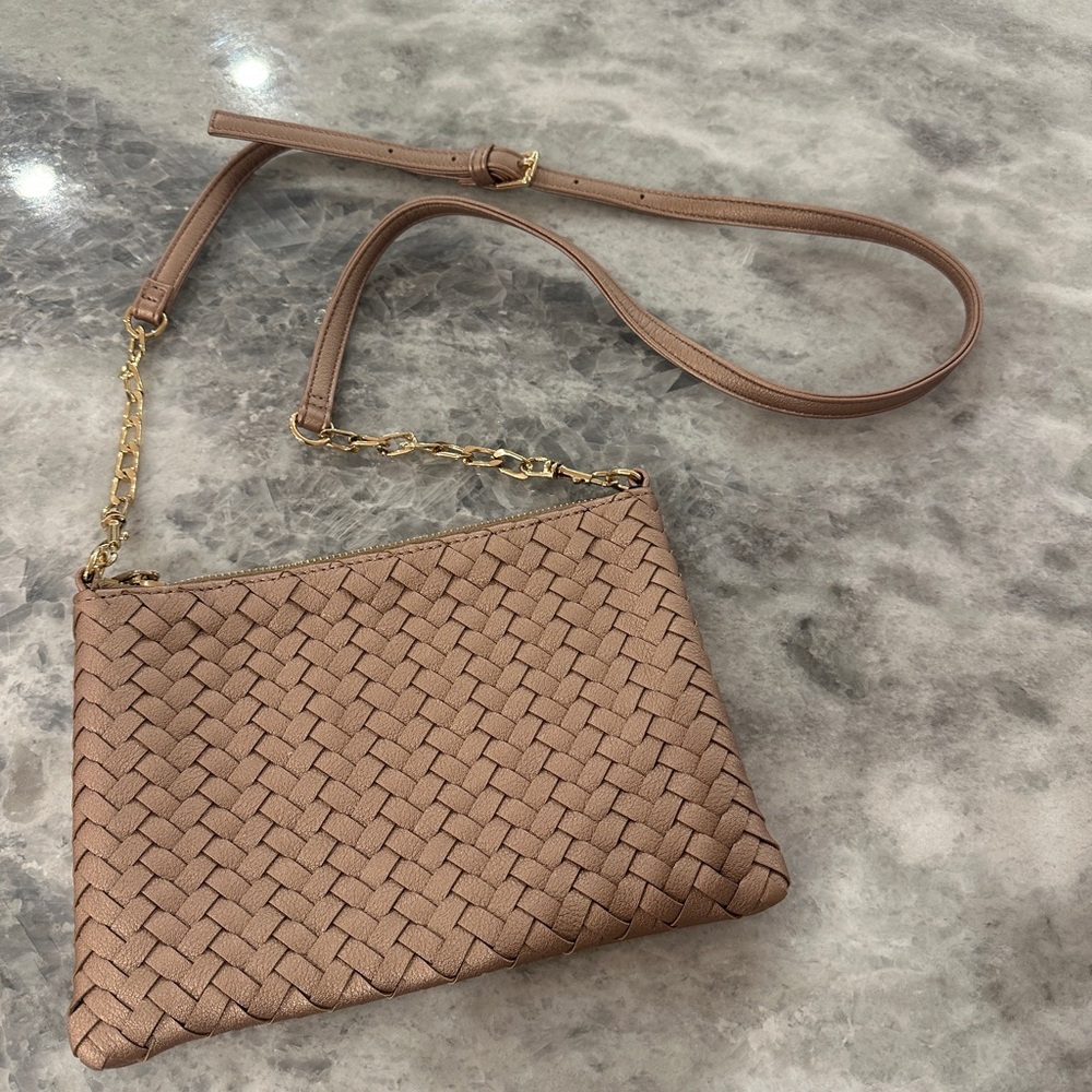 Neiman Marcus Woven Crossbody or Clutch